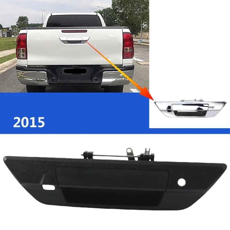 Easy Installation Trunk Tailgate Handle Back Rear Door Pull Suitable for 69090-0K110 2015-2018, Superior ABS Durability