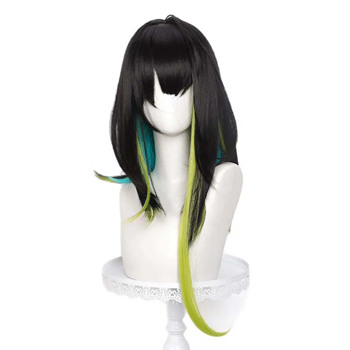 Women Game Arknights Roleplay Six Star Operator Mon3tr Gradient Long Hair Wig