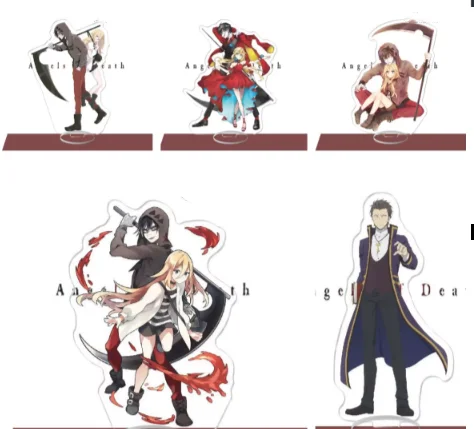 Anime Angels of Death Acrylic Stand Action Figure Desk Decor  Rachel Isaac Foster Stand Model Toy Gift
