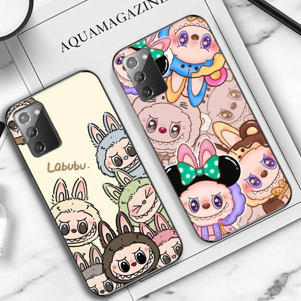 Cute Labubu Wave Case Phone Case For Samsung Note 8 9 10 20 Pro Plus Lite M 10 11 20 30 21 31 51 A 21 22 42 02 03