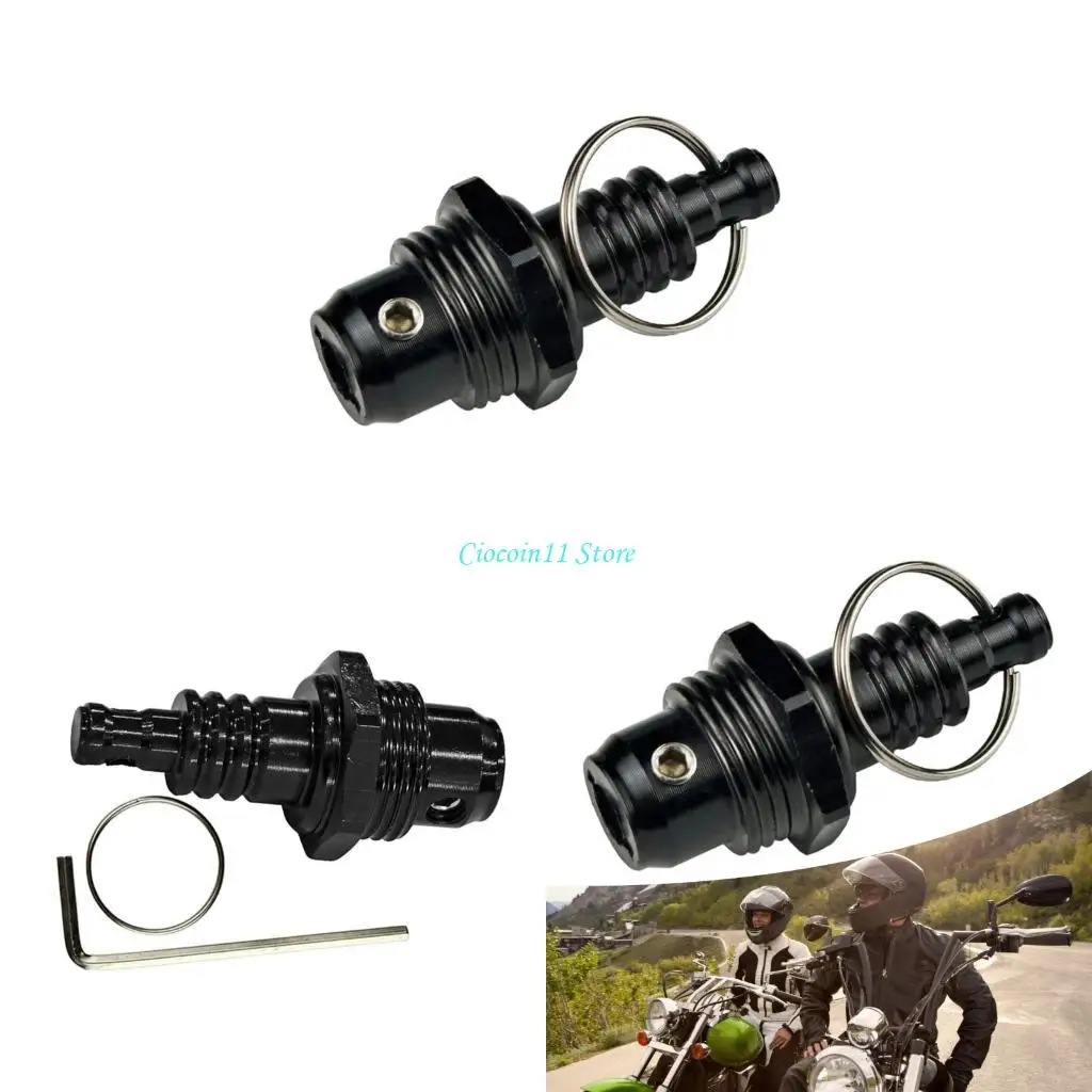 

Y1UB Rotating Detachable Keychain For Automotive Motorbike With Aluminum Construction