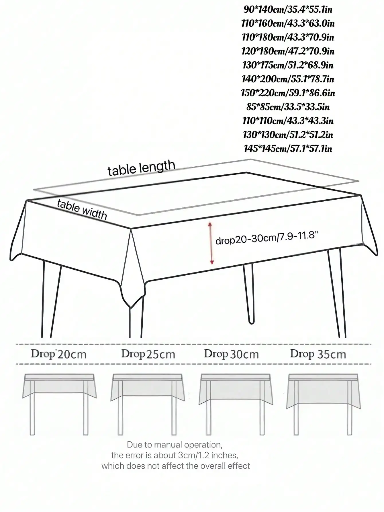 مفرش طاولة مصنوع يدويًا مع زهور مطرزة، مفرش طاولة جاكار أنيق فاخر من ألياف البوليستر مربع مستطيل مقاوم للغبار ومضاد للحرق لطاولة الطعام وطاولة القهوة ومهرجانات حفلات الزفاف #6