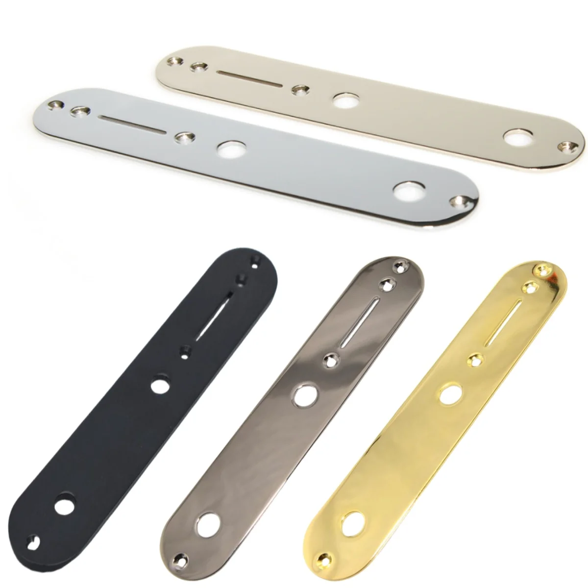 Miwayer Guitar Control Panel | Anti-Interference Metal Plate for Fender TL Telecaster Pickup System (Silver/Gold/Black)