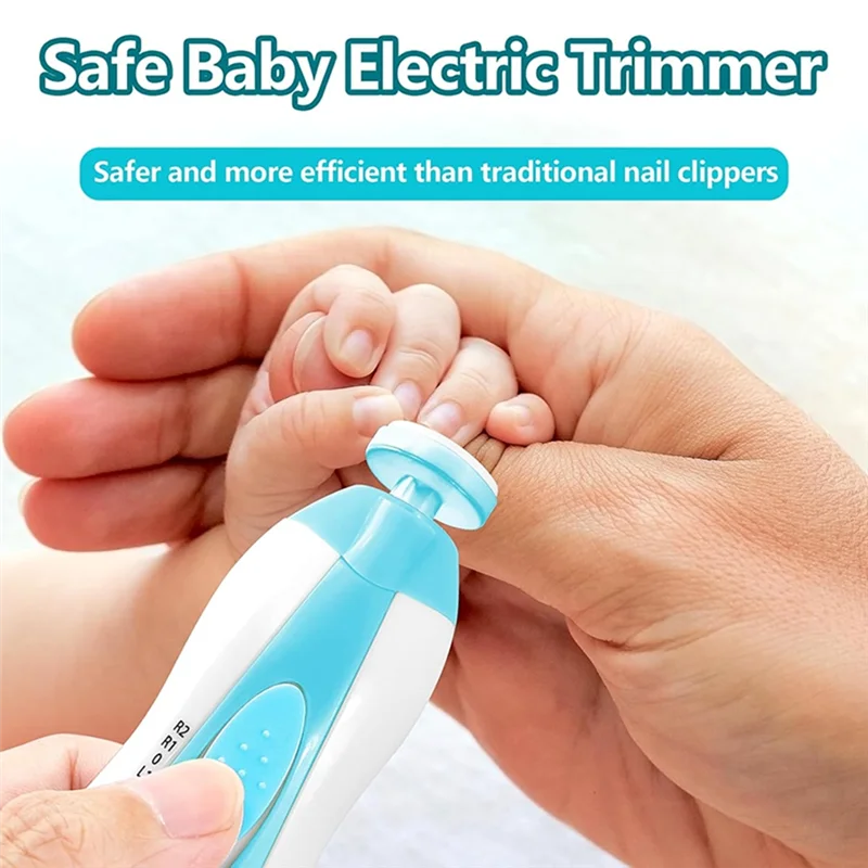 B78B-Electric Baby Nail Trimmer 6 In 1 Rechargeable Manicure Clipper Set Grooming Kit
