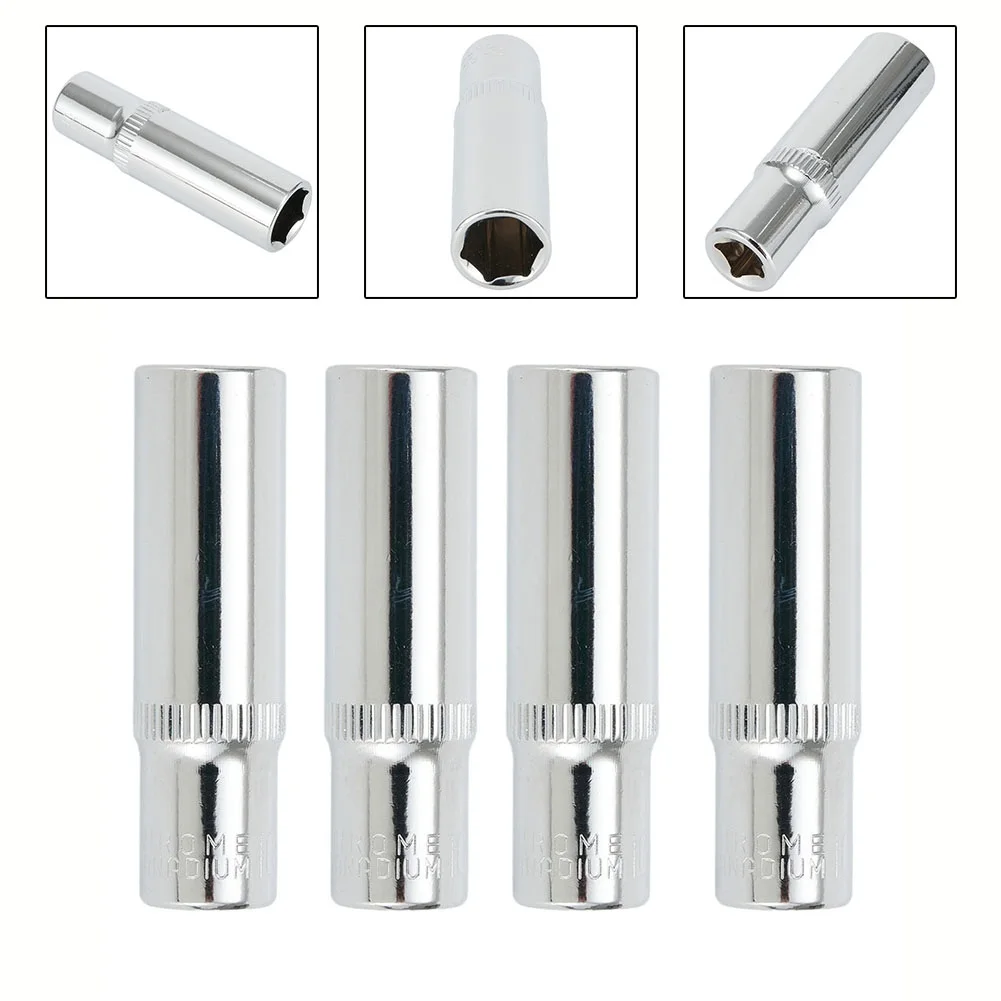 Imagem -06 - Chave Sextavada para Drivers Elétricos Soquetes Profundos Chaves Ferramentas Elétricas Acessórios Drive 10 mm Pcs