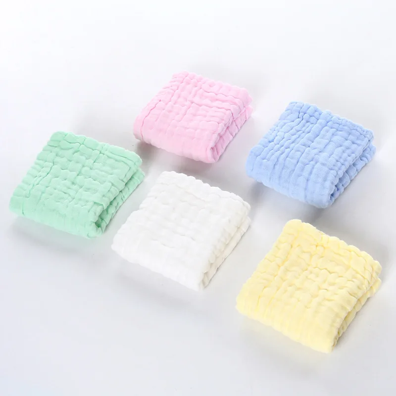 Children\'s Six-Layer Gauze Square Towel Newborn Towel Soft Absorbent Class a Baby Towel serviette douce  baby bath