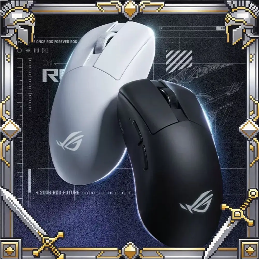 ROG Gladius 4 ACE Mouse Tri-mode Wireless Gaming 8K Polling Rate 56g Lightweight 65K AimPoint Pro Sensor Ergonomic Esports Mouse