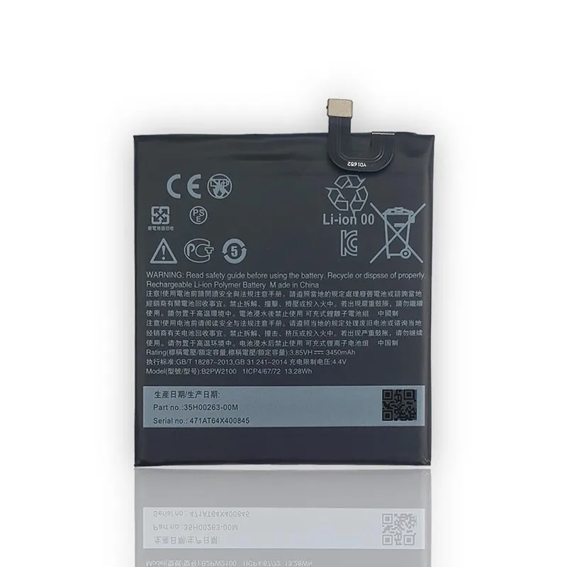 Original 3450mAh B2PW2100 Battery For HTC Nexus Google Pixel XL / Nexus M1 Li-ion Polymer Battery Original Core