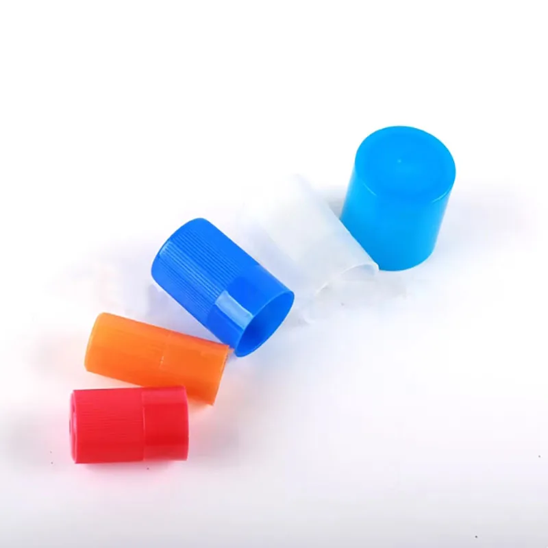 100PCS Plastic test tube cap laboratory test tube cover high temperature resistant and reusable plastic cover Φ13/15/18/20/25mm