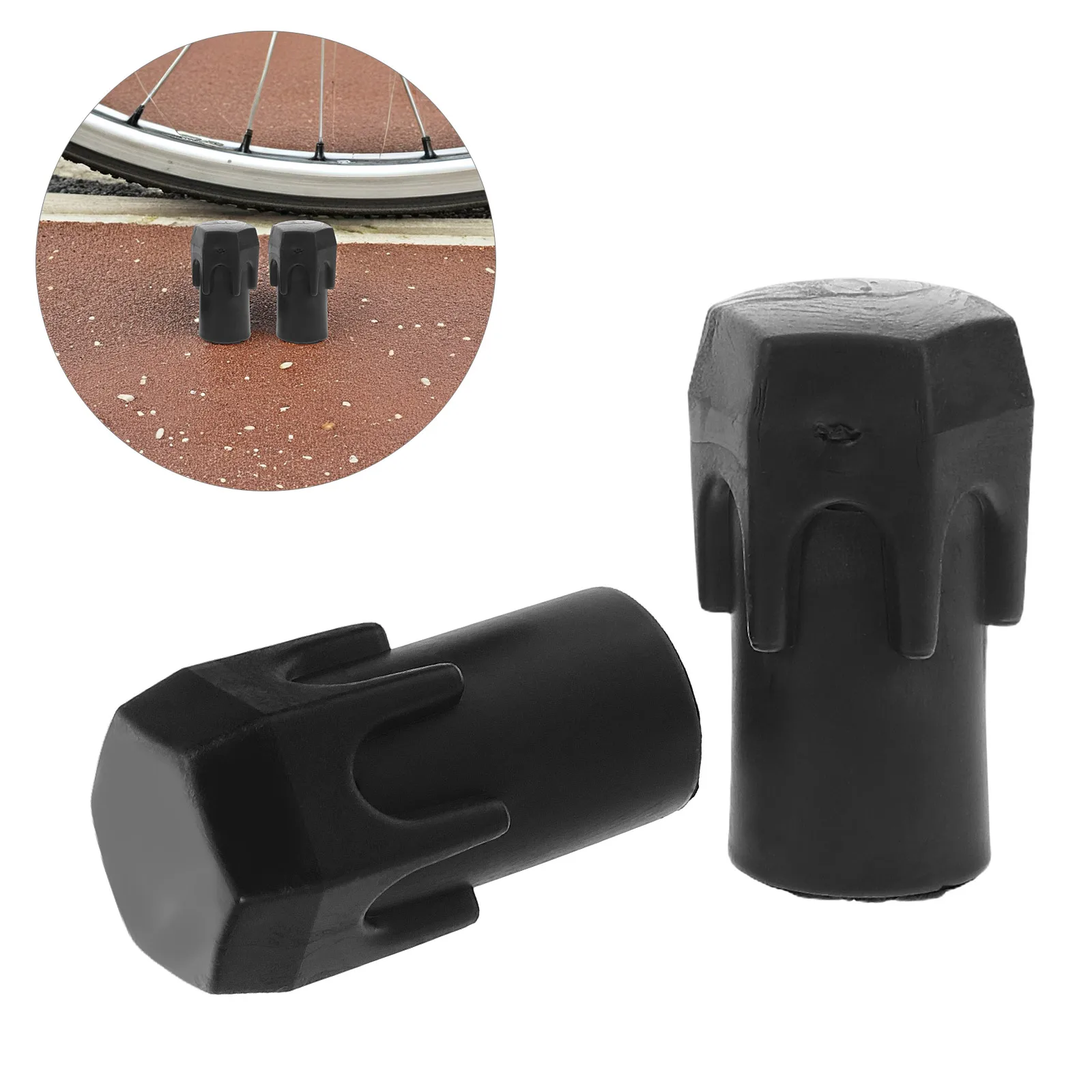 

2pcs Electric Bike Pedal Toppers Foot Peg Protectors Plastic End Caps Universal Resistant Bicycle Pedal Covers
