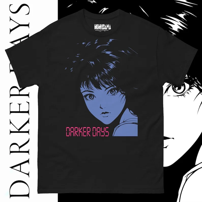 

ANGEL OF DARKNESS: Anime-Inspired Highkodama Harajuku Alternative Tee