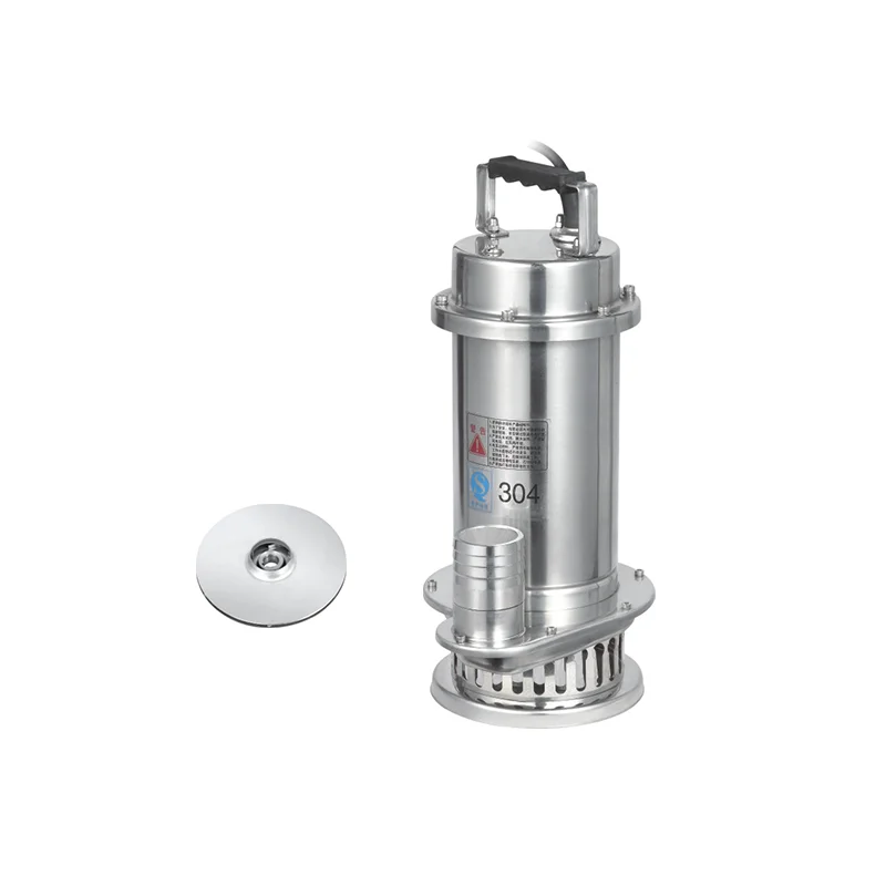 Small stainless steel submersible sewage pump, anti-clogging and durable