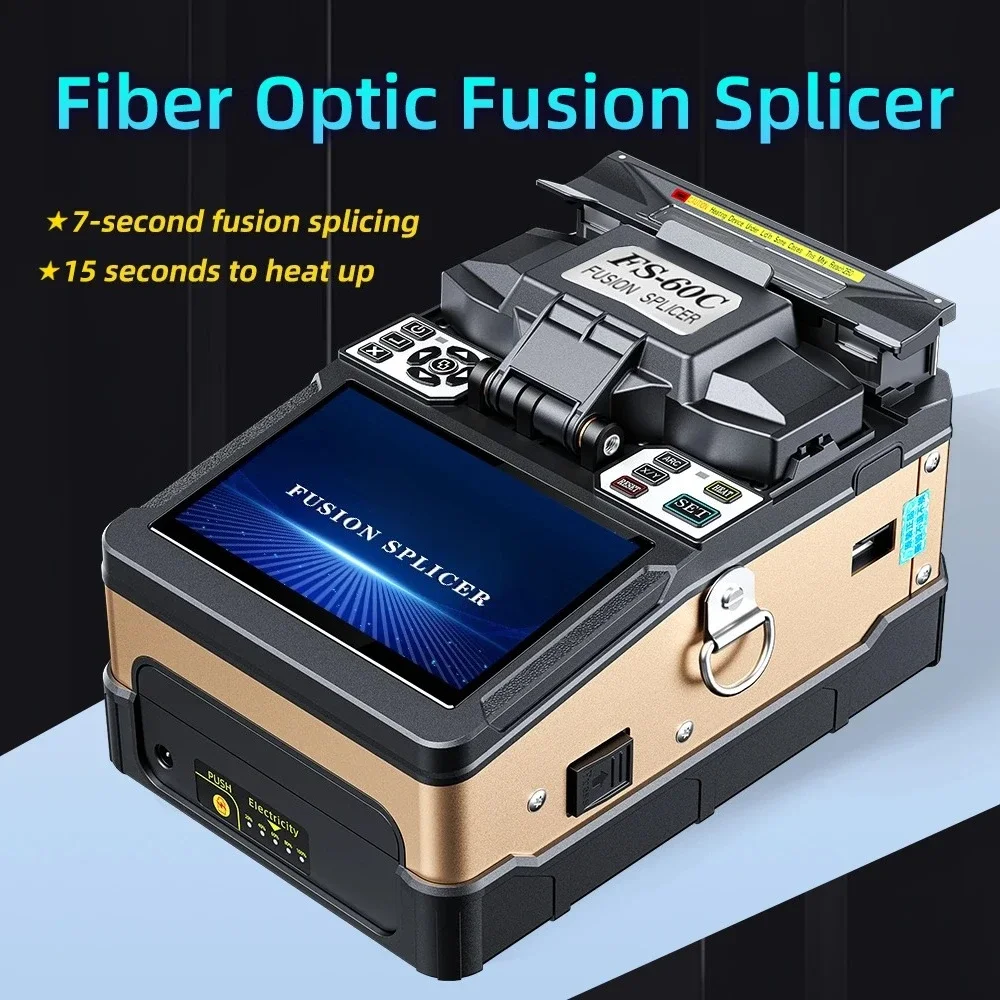 

FS-60C Golden Automatic Fusion Splicer Machine Fiber Optic Fusion Splicer Fiber Optic Welding Machine