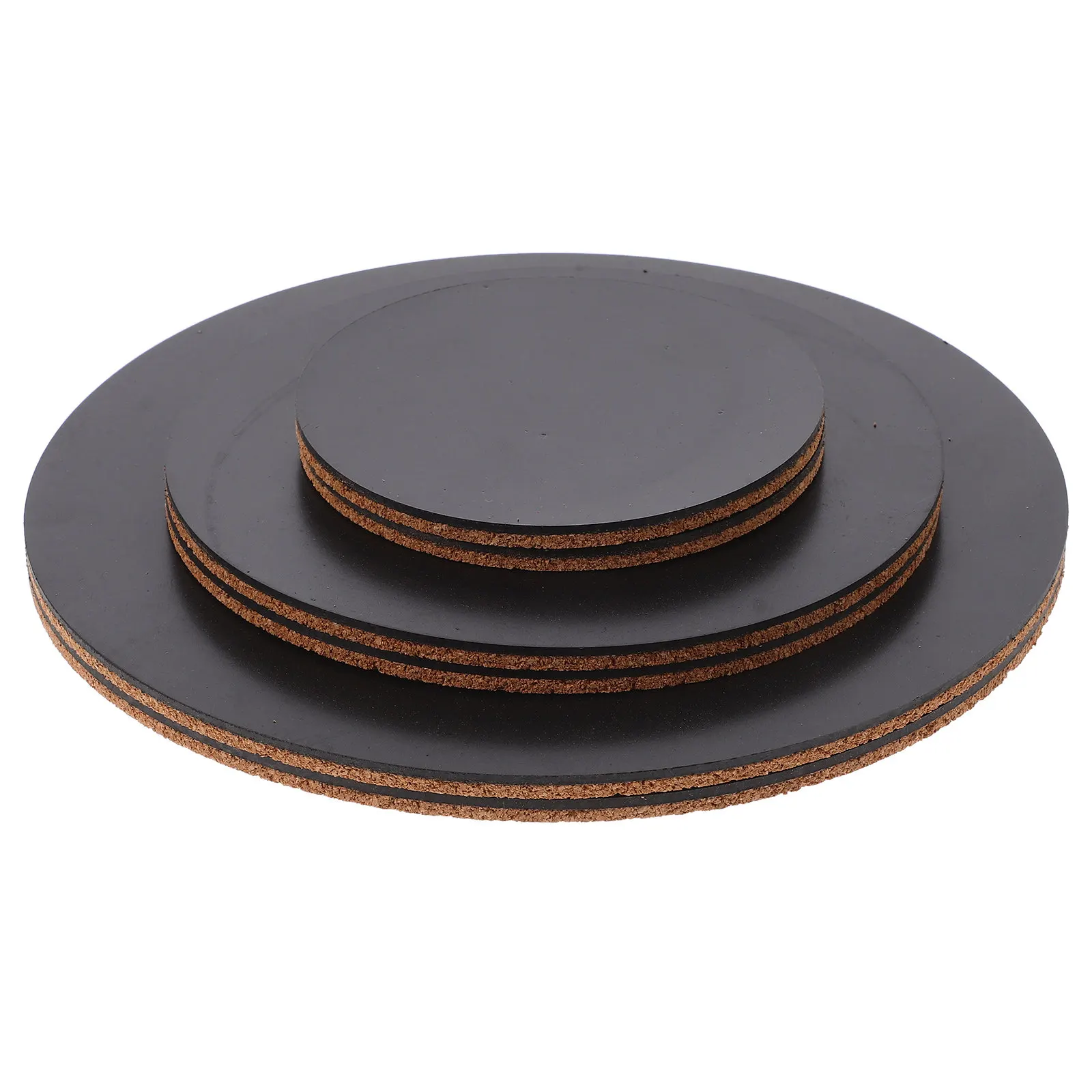 6Pcs Cork Plant Coasters Thick Absorbent Pot Mat Saucers Nonslip Protective Pads Indoor Outdoor Plant Planter Trays