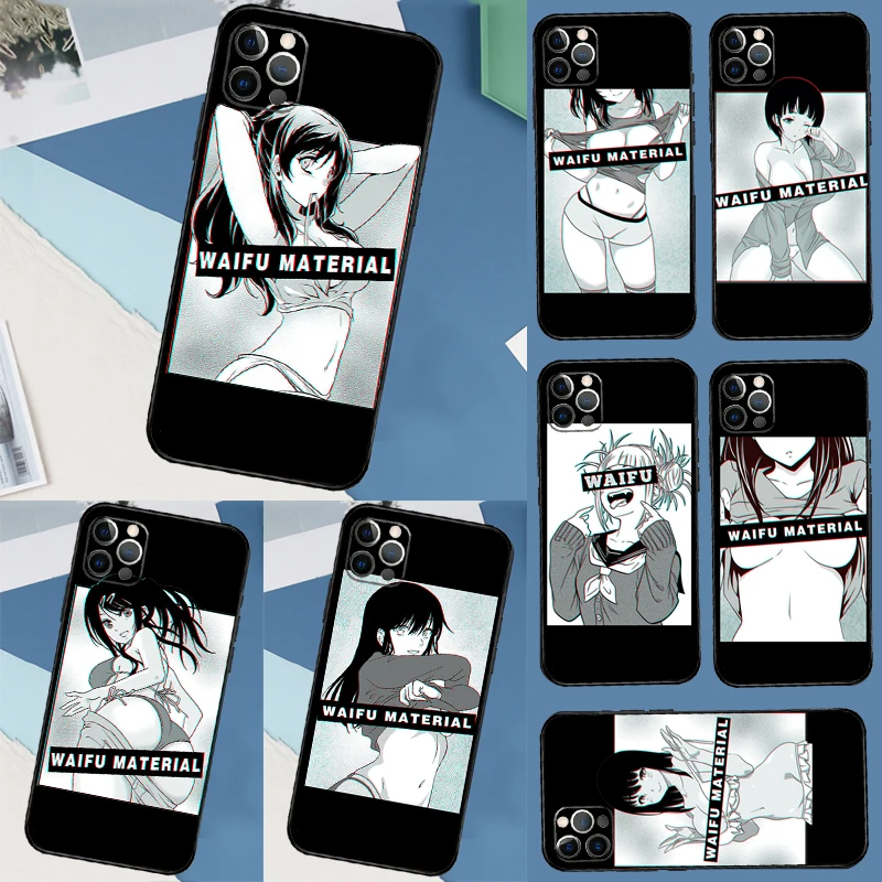 Sugoi Senpai waifu Anime Girl Case For Samsung Galaxy S25 Ultra S20 S21 S22 S23 S24 Ultra S9 S10 Plus S25 FE Cover Coque