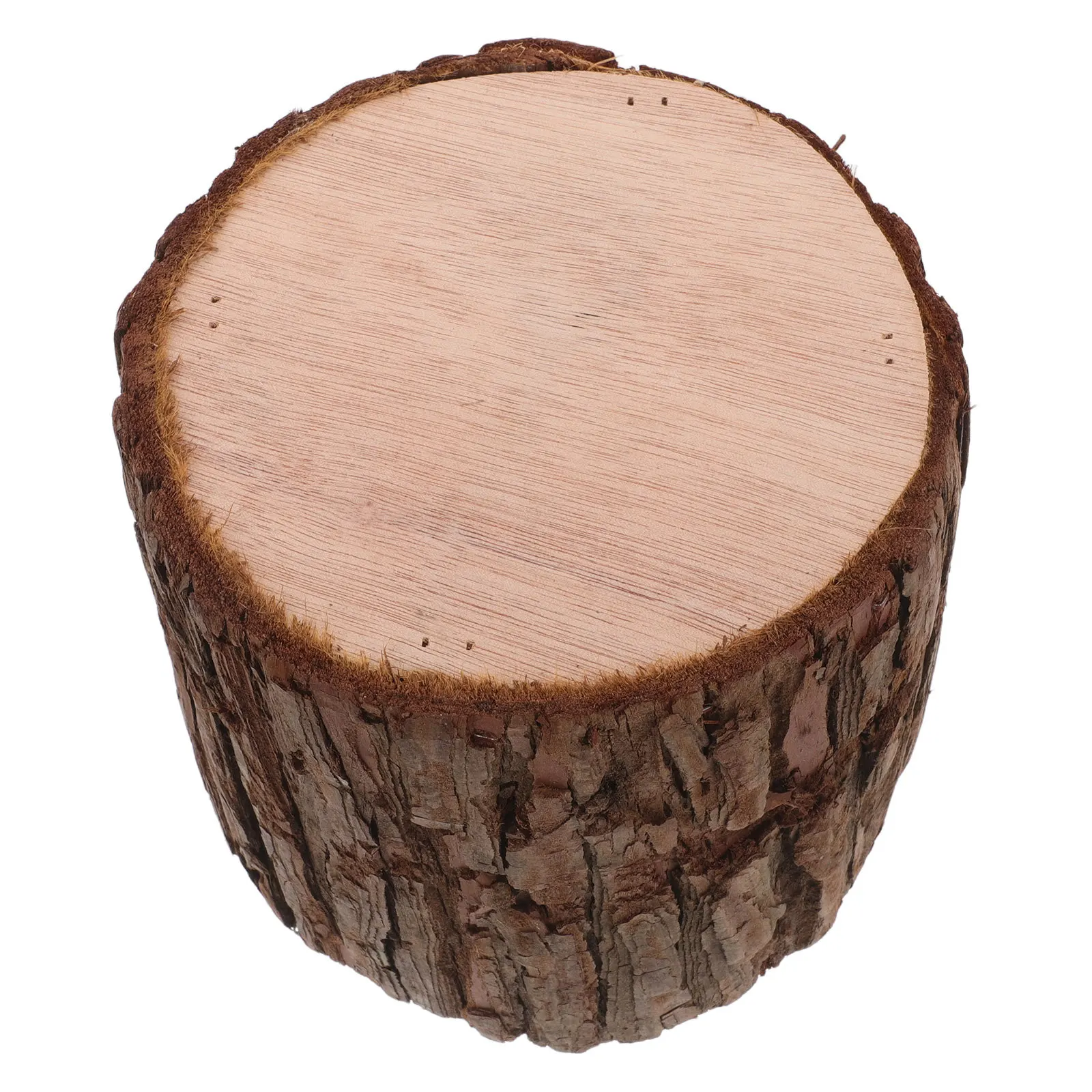 

Artificial Trees Stump Decor Realistic Wood Bark Tealight Holder Rustic Wedding Table Decor Centerpiece