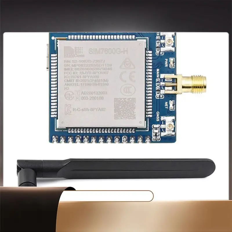 

Waveshare 1 Set 4G Module With SMA Antenna Welded Pin Global Multi-Band 4G/3G/2G Communication Module With GNSS Positioning-X64A