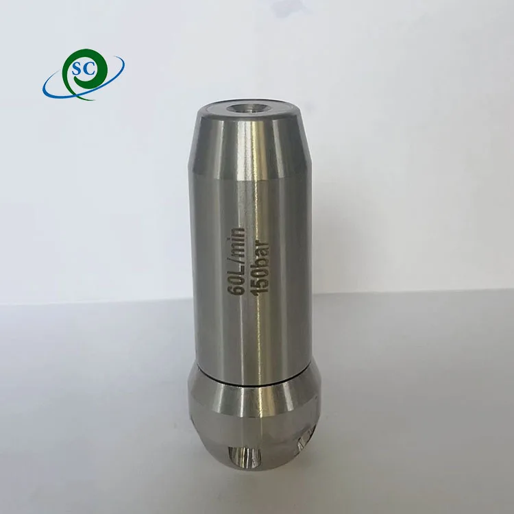

CS Ceramic Core 1/2 Rotary Sewer Pipe Cleaning Nozzle Clogged Drainage Flushing Spray Jetter