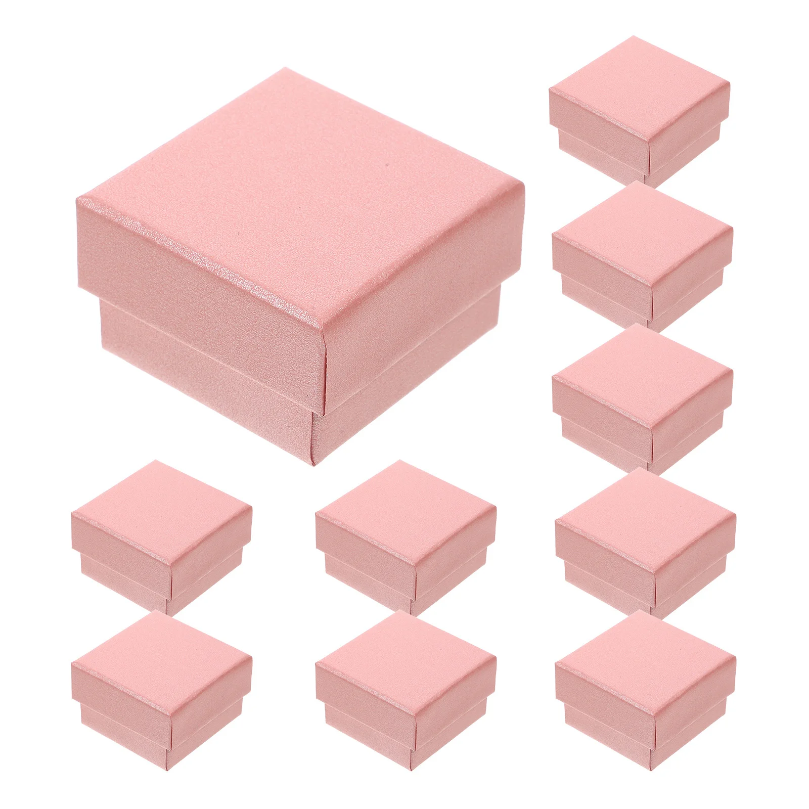 

10Pcs Jewelry Boxes Bulk Reusable Small Necklace Packaging Storage Boxes Gift Case for Earrings Necklaces Jewelry Box