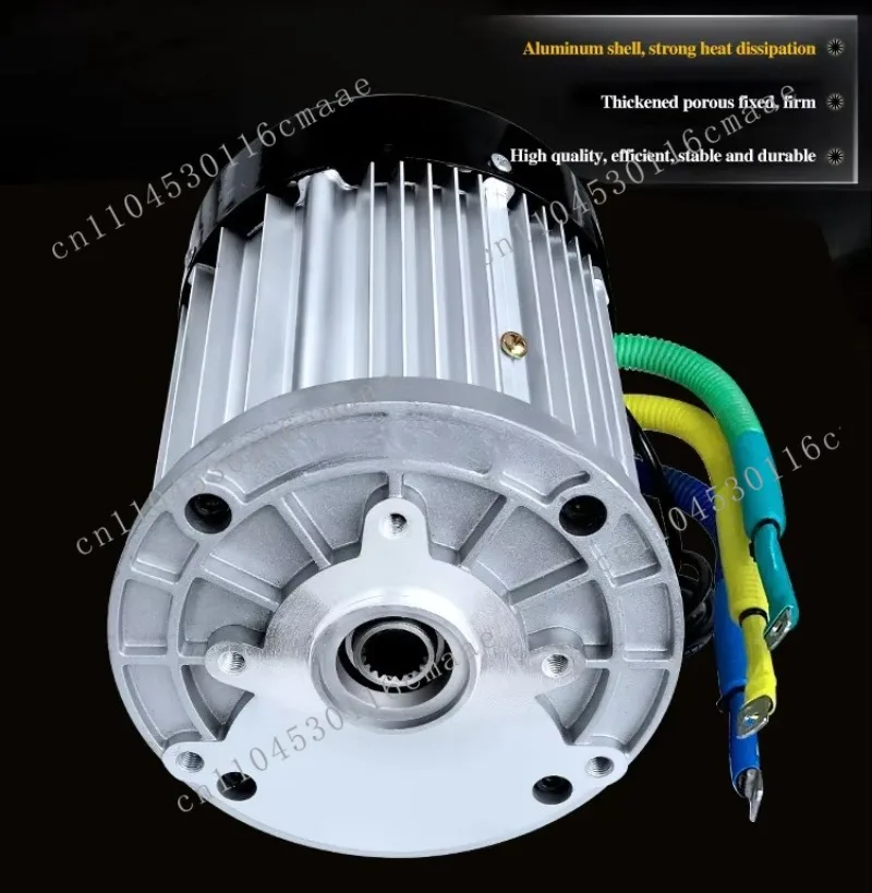 60V 72V Concave Shaft DC Motor 1200W 2200W 18 Tooth Gear Reliable Power for Electric Tricycles and Compact Machinery