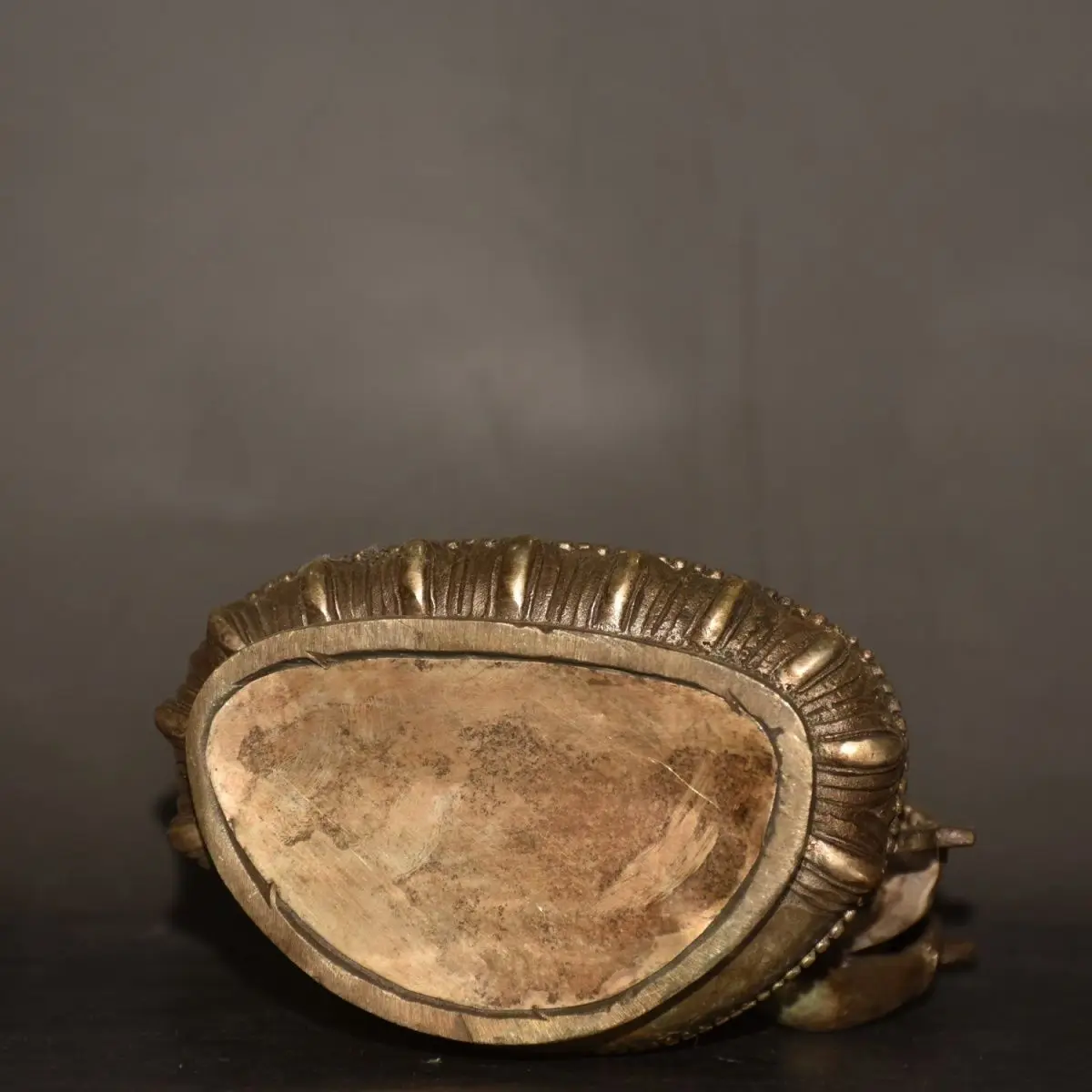 3 pure copper silver-plated lotus base four walls Guanyin length 14 cm wide 8 cm high 21 cm weight 900 grams