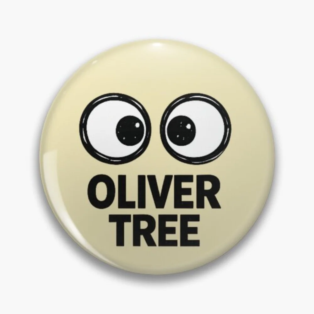 Oliver Tree Funny Eyes SVG PNG | Transparent Cartoon Logo | Hand Drawn Meme Design Pin Holographic Star Heart Pin Brooches Lamin