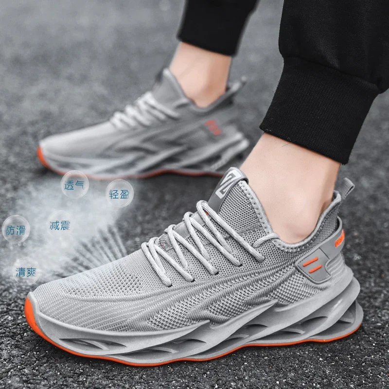 Spring/Autumn Lightweight Breathable Men's Casual Shoes Mesh Neakers Slip-On Casual Footwear Shoes for Men Spor Ayakkabılar