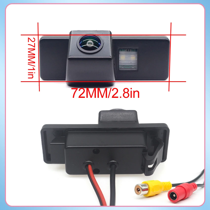 HD 1080x720P سيارة عين السمكة كاميرا الرؤية الخلفية لنيسان ألميرا لاتيو صني فيرسا سيدان N17 2012 ~ 2019 قوس لوحة ترخيص ضوء #3