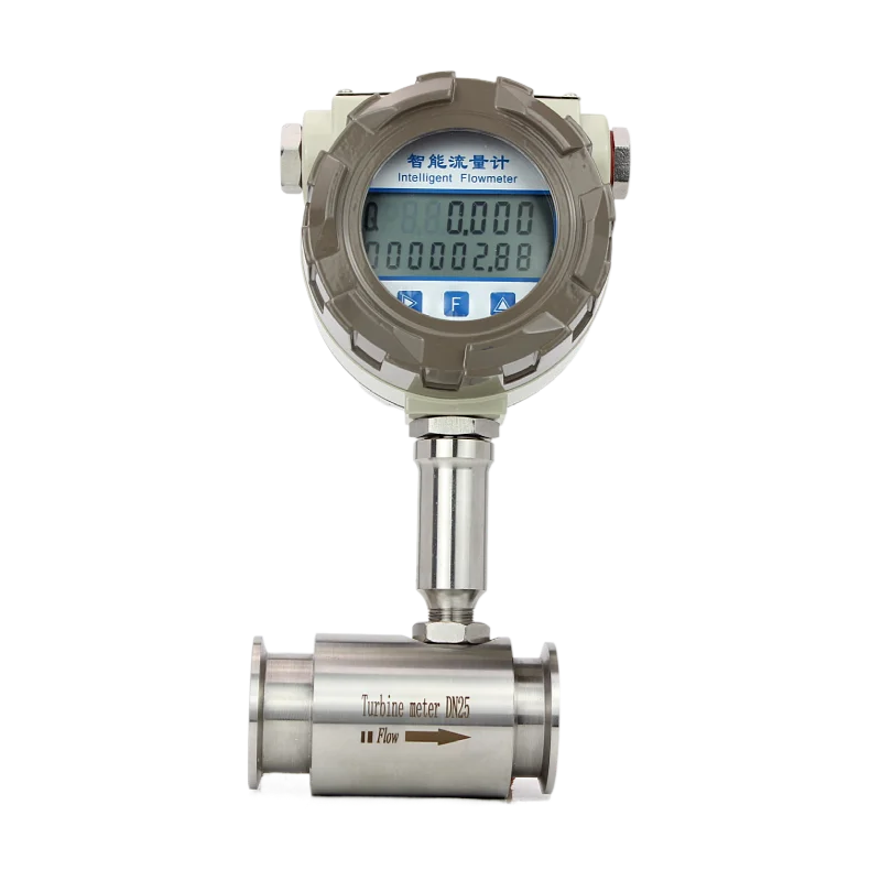 

Battery Operated Flange Thread Pure Water Mixer LWGY Liquid Turbine Flowmeter