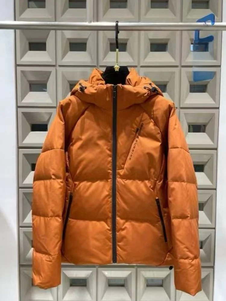 

Мужская осенне-зимняя новинка, съемный капюшон, воротник-стойка, джинт, модный, универсальный, удобный, длинный...