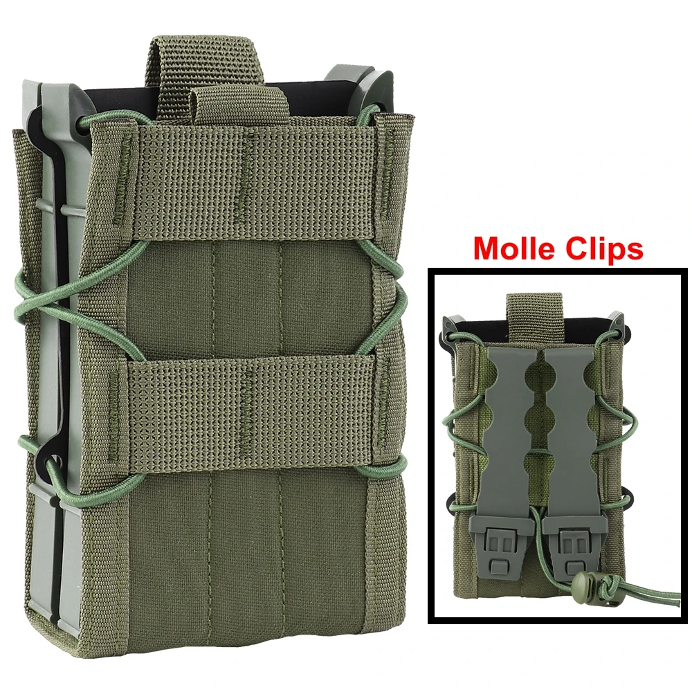 Тактический двойной чехол для страйкбола для AR10 AR15/M4 M16 AK47 5,56, винтовка и пистолета, аксессуар для охотничьего жилета, прочный держатель для журналов Тактический двойной чехол для страйкбола для AR10 AR15/M4 M16 AK47 5,56, винтовка и пистолета, аксессуар для охотничьего жилета, прочный держатель для журналов