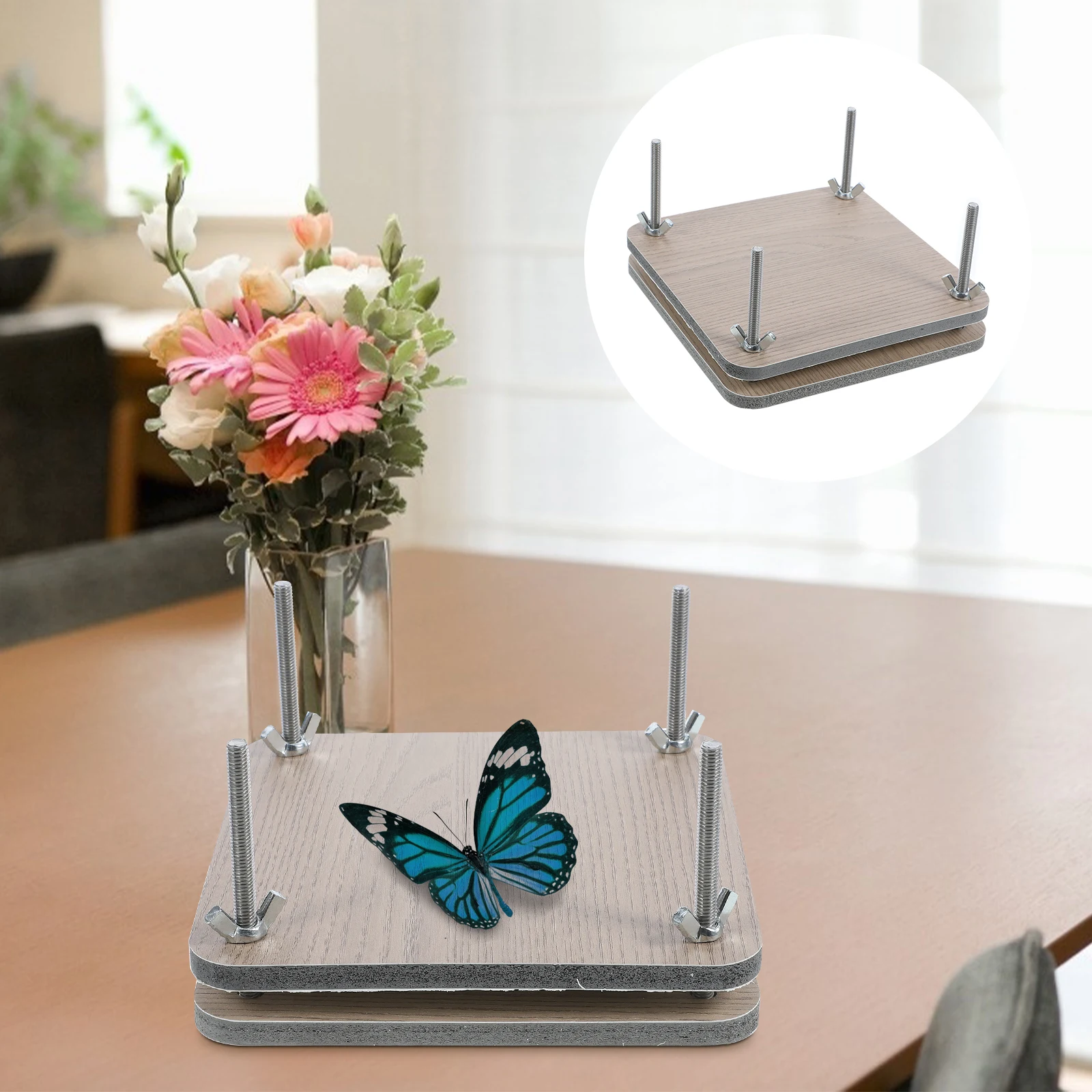 

Flower Pressing for Drying Flowers Leaves Plants Specimen Tools Embossor Set DIY Crafts Leaf Pressing Decor Home
