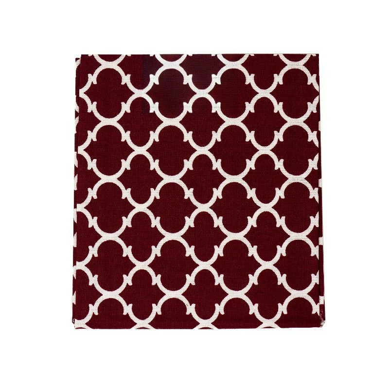 Fat Quarter Precut 100% Cotton Prints Fabric Curl Cranberry for Quilting & Sewing