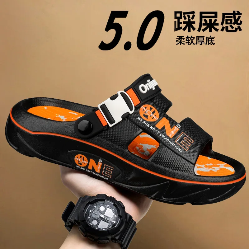 

Fashion New Men's Slippers Beach Women's Sandals Comfortable Soft Slides Clogs Casual Platform Shoes for Men Women Home Slippers