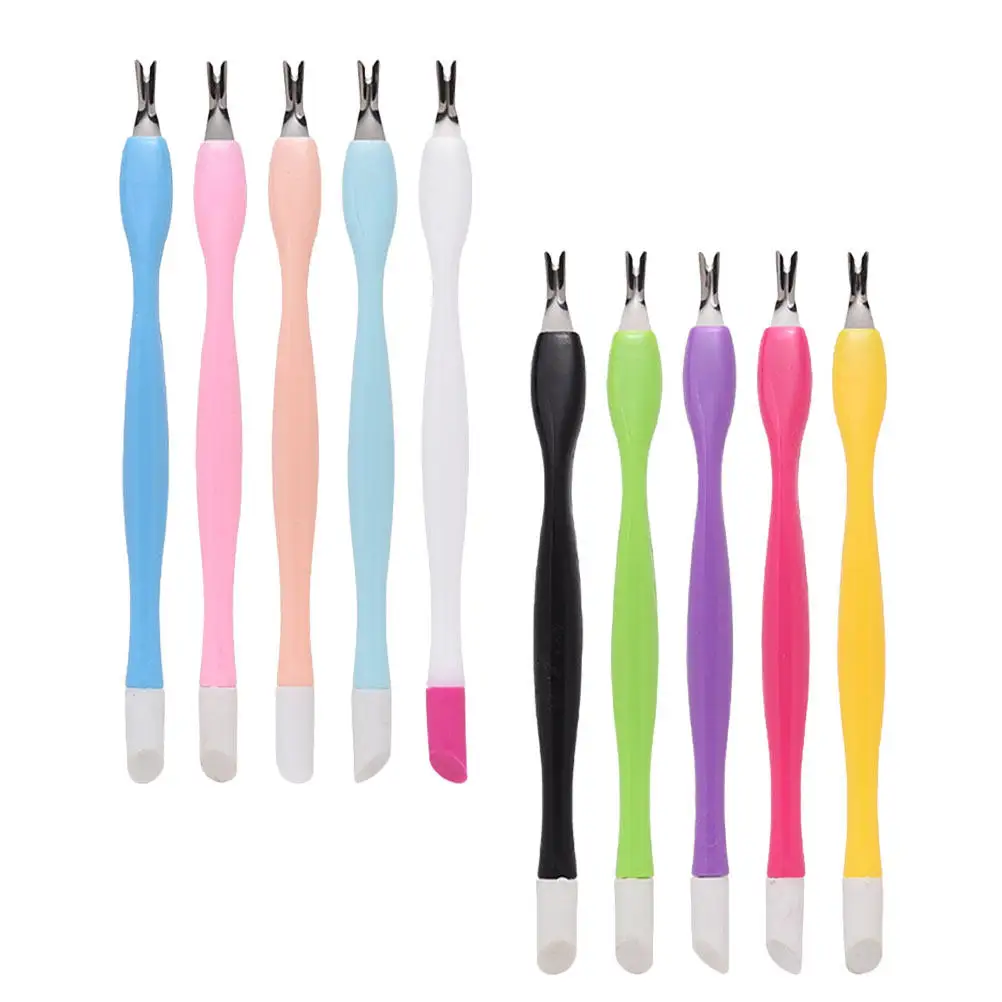 15Pcs Manicure Tools Dead Skin Forks Nail Cuticle Removers Nail Art Pedicure Dead Skin Trimmer Professional Set