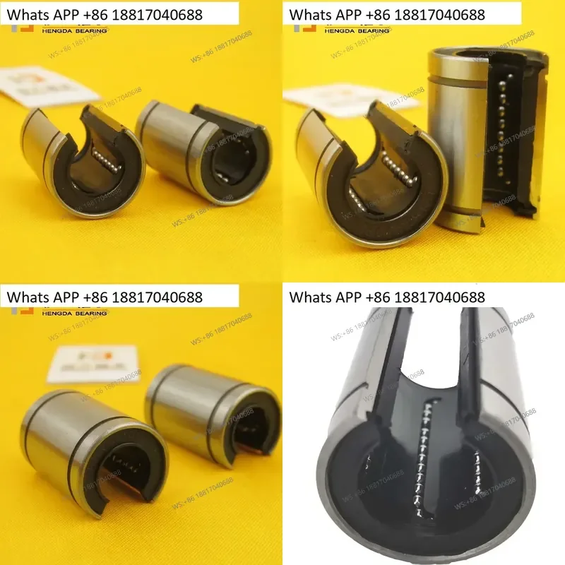 1PC 5PCS for LM UU-OP 25 30 Slider Inner Core Optical Shaft Bearing 12 60mm Open Linear Bearing