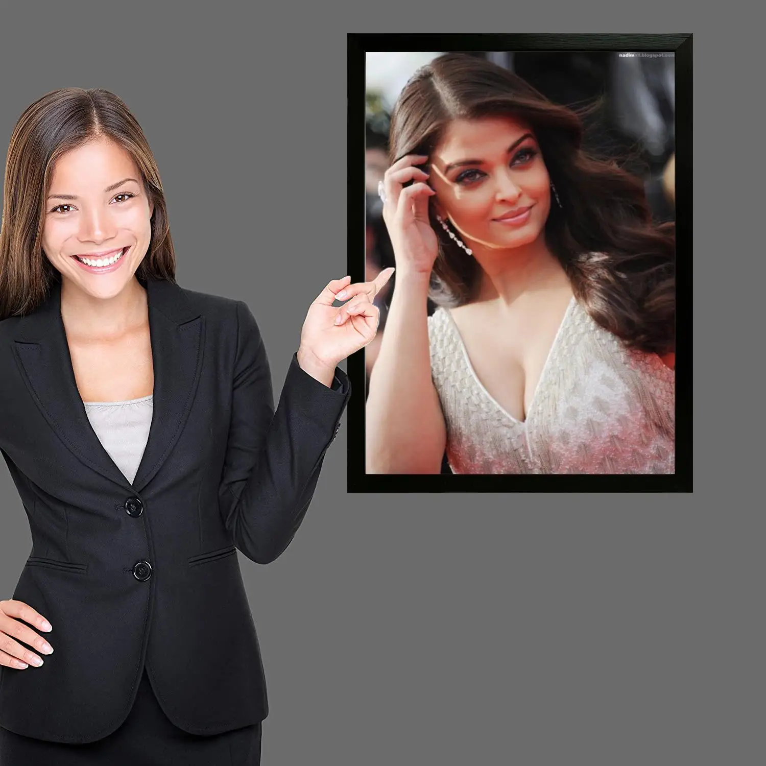 ملصق فني من القماش للممثل iishwarya rai وفن جداري، طباعة صور، عائلة حديثة، ديكور غرفة النوم، ملصقات، لوحة زخرفية #4