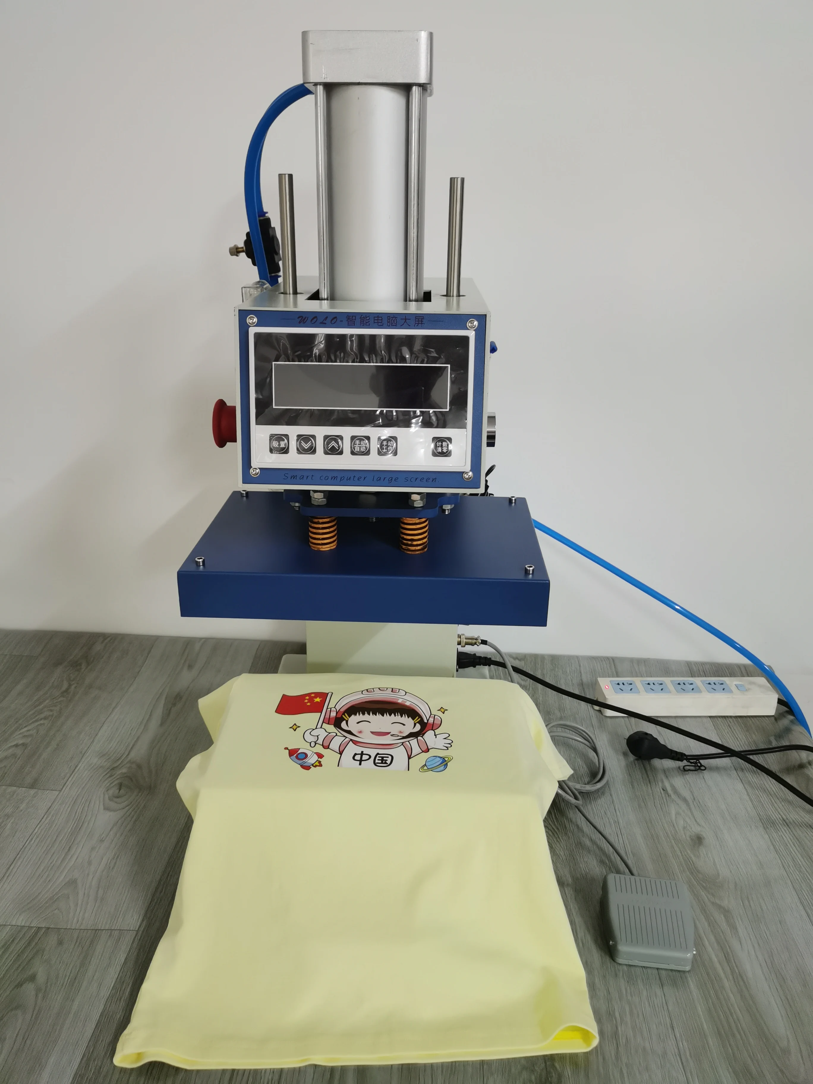 Hot Sale Double Station Semi-automatic Pneumatic SublimationHeat Press Machines Printing Press Heat transfer MachineFor T-shirt