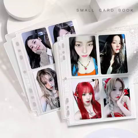 Excellent Quality StarMate 10pcs Clear Sheets Sleeve for A5/A4 Binder Acid Free-No CPP Loose-leaf Page 4/9grid Photocard Storage