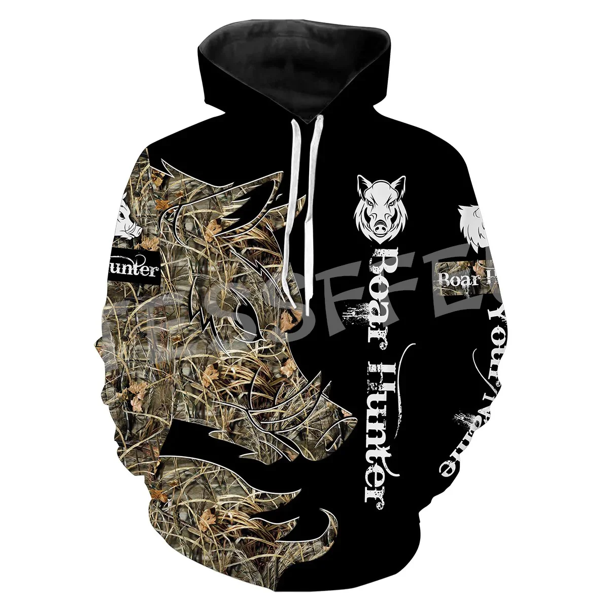 

NewFashion Custom Name Boar Hunting Camo Hunter Tattoo 3DPrint Harajuku Pullover Streetwear Unisex Casual Funny Jacket Hoodies B