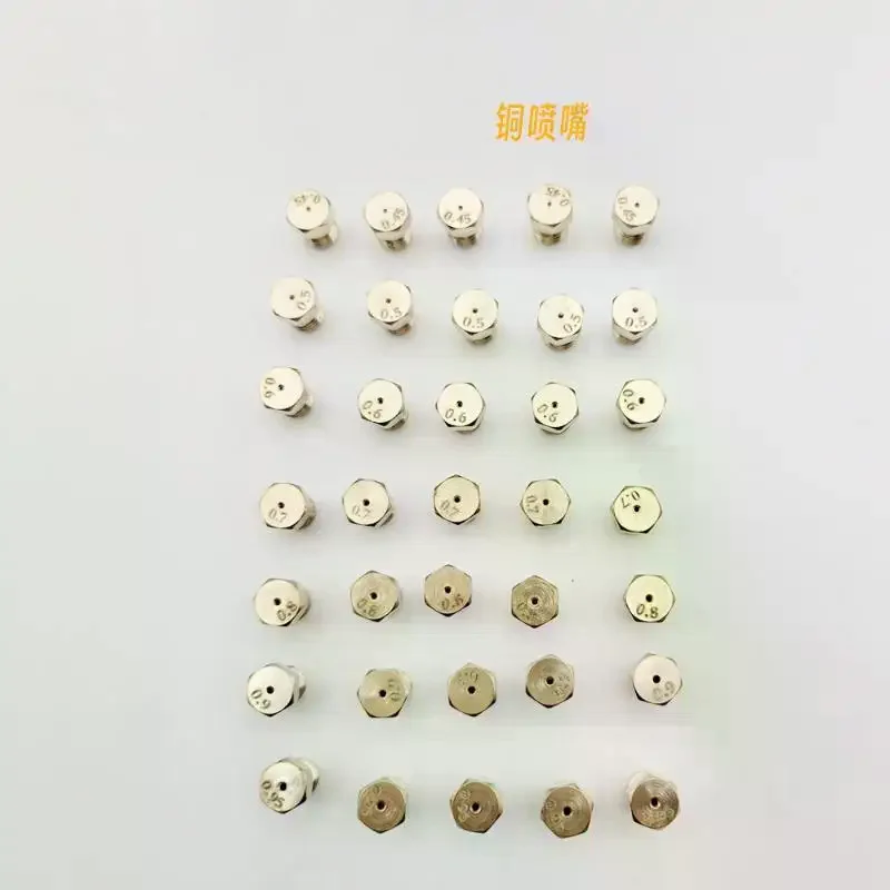 5PCS Burner Gas Hob LPG- Conversion Kits Jets 50 65 70 87 95 Brass Nozzle For Gas Stove Brass Nozzle Propane Injector