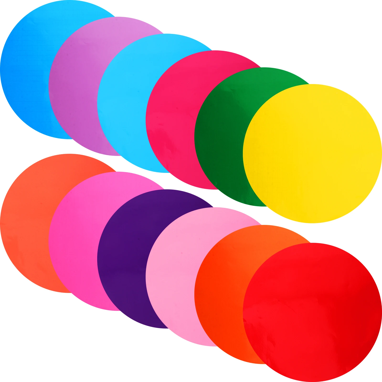 

12Pcs Children Drawing Dry Erase Dots Round Reusable PVC Self Adhesive Stickers Classroom Dry Erase Labels Reusable