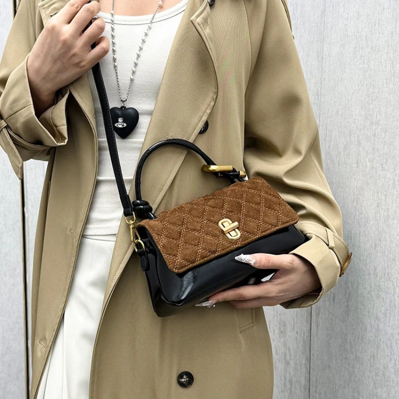 

Дизайнерская женская сумка через плечо из кожи, роскошная брендовая сумка, элегантная сумка через плечо для классических женщин