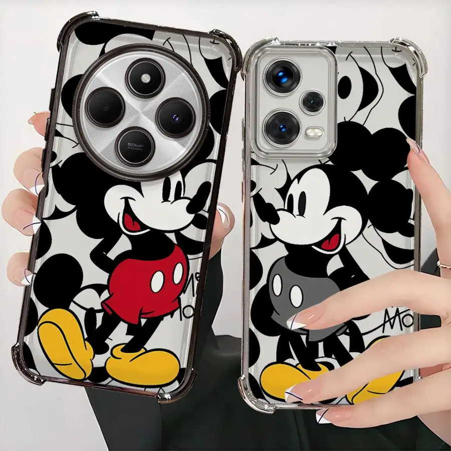 Case for Xiaomi Redmi 14C A3 K80 Pro 13C A3X A5 K80 5G Soft Phone Cover Disney Mickey Minnie