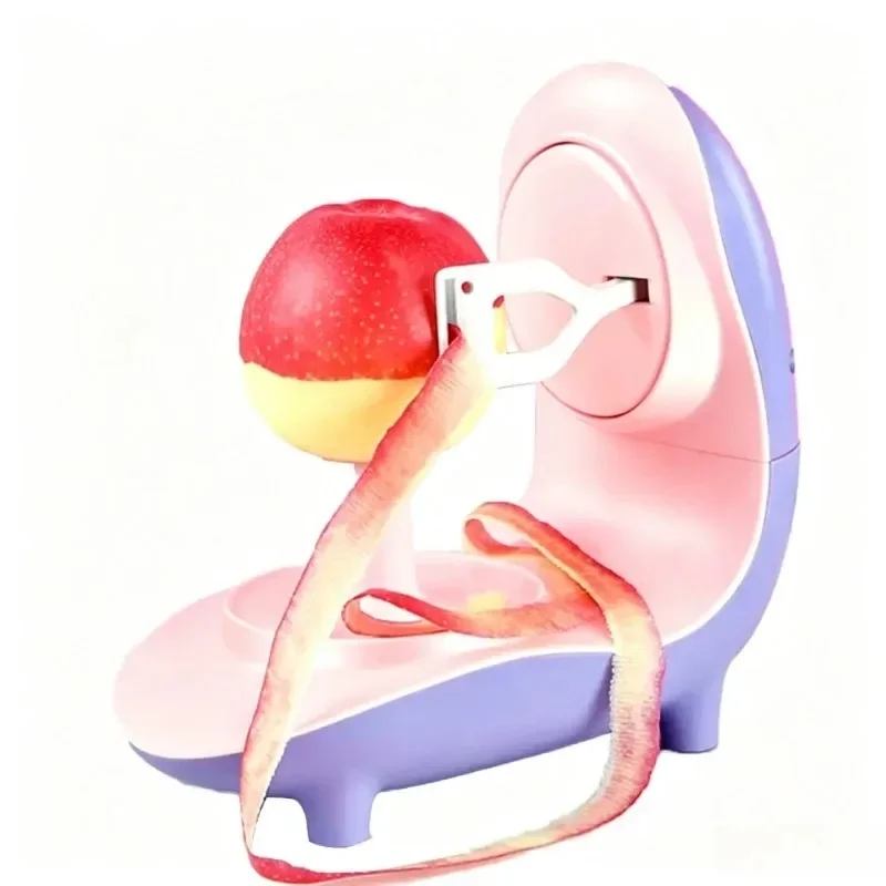 For Wireless Electric Fruit & Vegetable Peeler Auto Rotating Peeling Machine USB Rechargeable for Apple Pear Electric Peeler
