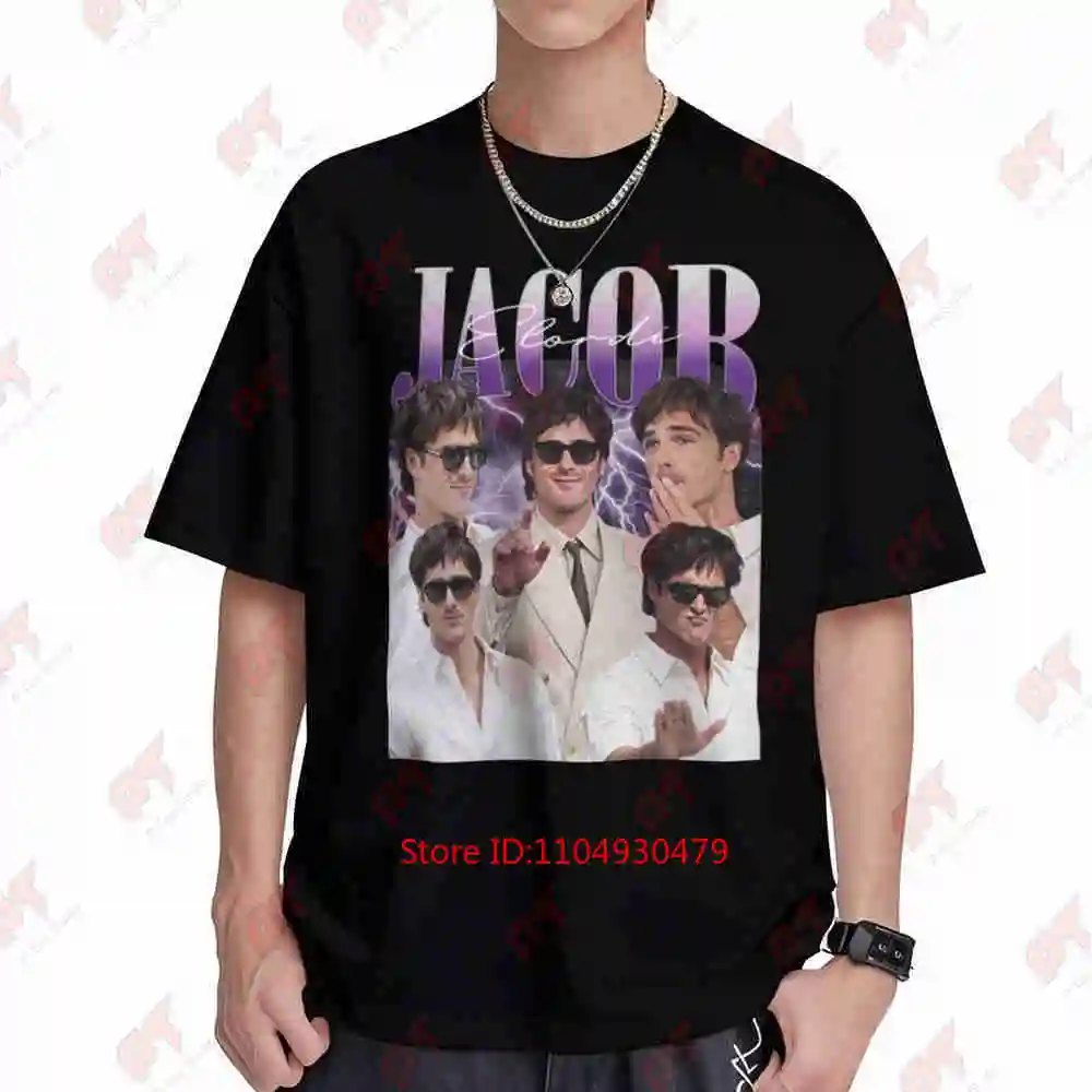 Jacob Elordi Fan Short Sleeve Tee 100% Cotton T-Shirt