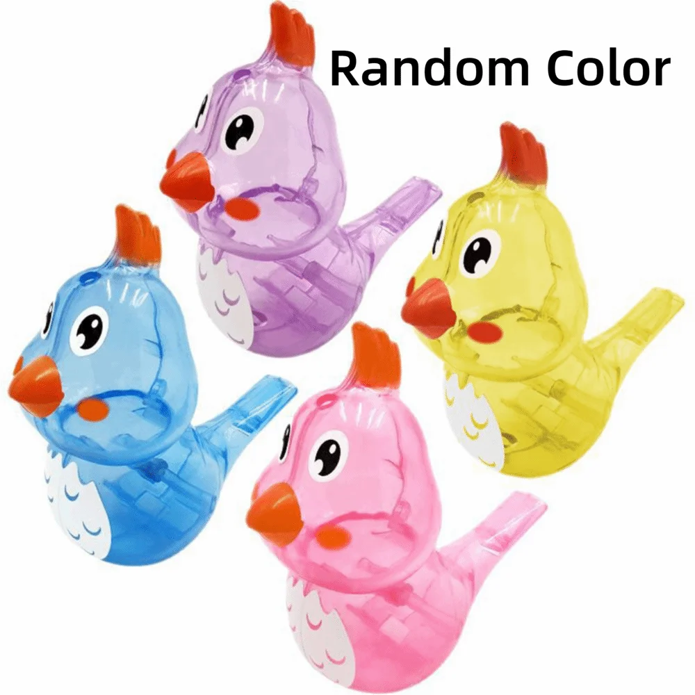 

New with Lanyard Water Bird Whistle Add Water Multicolor Cartoon Bird Whistle Warble Whistle Musical Instrument