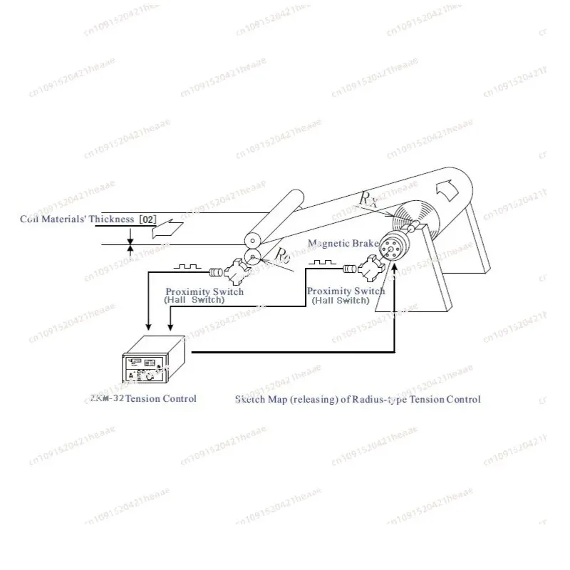 Suitable for -32 taper tension controller, -30 magnetic powder brake