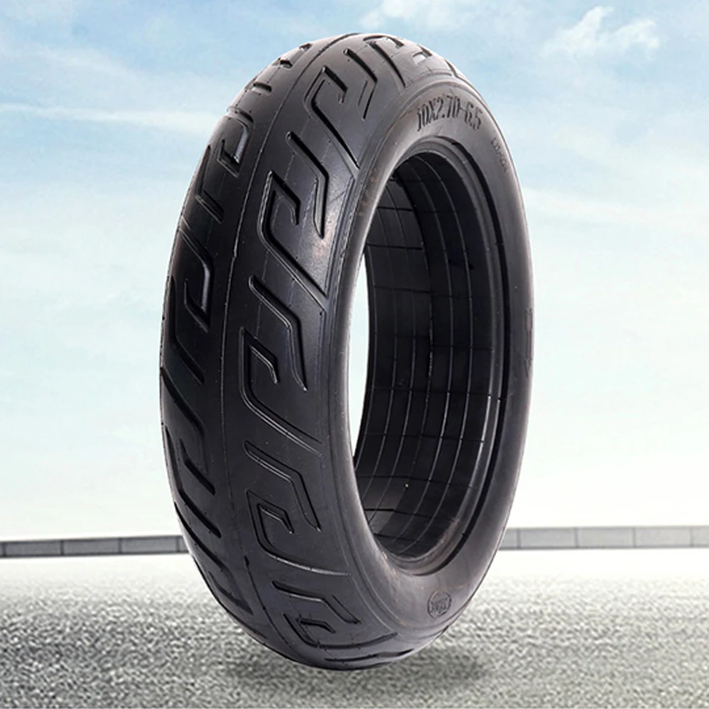 Electric Scooter Solid Tire 10Inch Rubber Wear-resistant Thickened Explosion Proof Tire Without Inflation Tire E-Scooters Parts