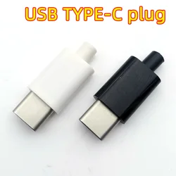 USB 3.1 Type c Male Plug Welding USB-C adapter jack  2A/3A/5A large current Connector With case Data cable repair accessories